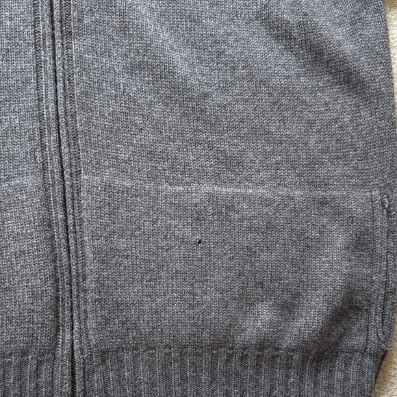 Malo Gray Men's 100% Cashmere Long Sleeves Sweater - Made in Italy - Picture 13 of 13